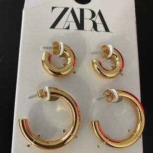 Zara Gold Hoops